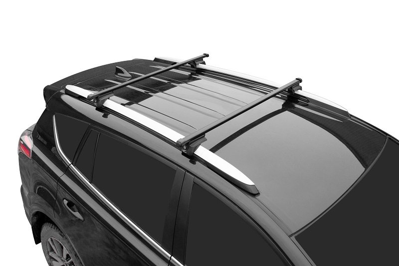 LUX roof rack system ELEGANT with square plastic coated steel load bars